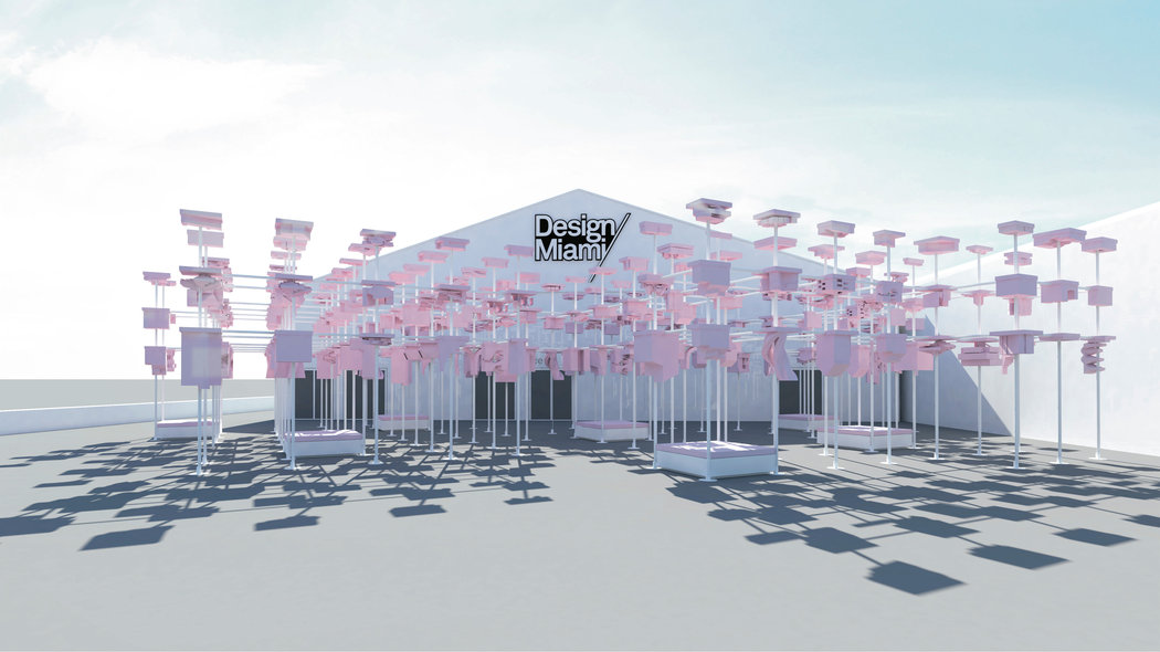Design Miami entry pavilion.