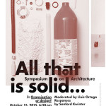 Promotional poster for all that is solid.