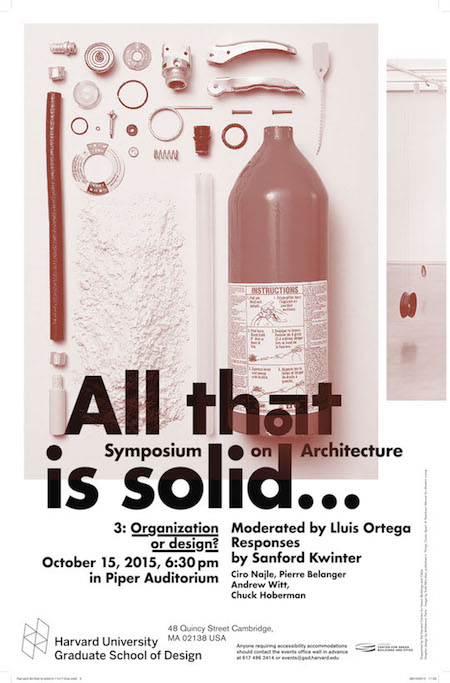Promotional poster for all that is solid.