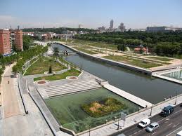 River in Madrid.