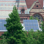 Solar panels on Canaday Hall.