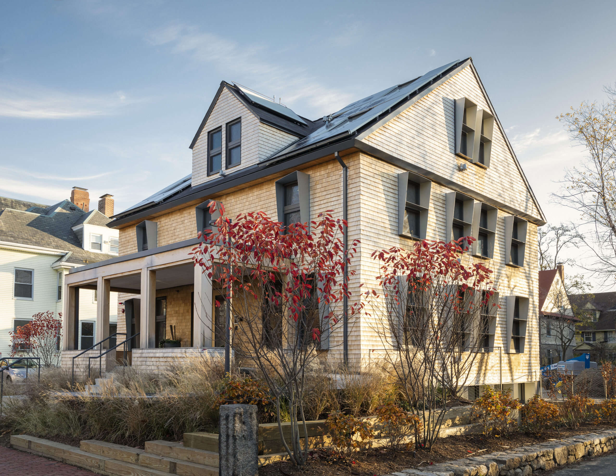 Exterior of HouseZero.