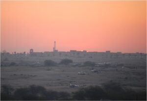 Desert camping, Bahrain.