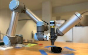 Robot that is used to form material.
