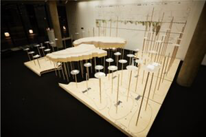 Abstract model that presents energy infrastructure