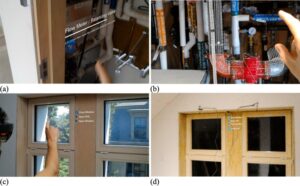 Researchers use augmented reality in areas of HouseZero.