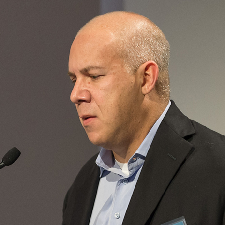 Ali Malkawi speaking at the Harvard CGBC 2014 Inaugural Challenge Conference.